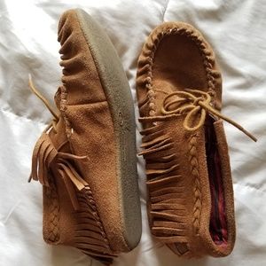 Fringe Moccasins w/laces